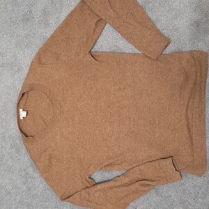 J. Crew Women's Tan Crewneck Sweater